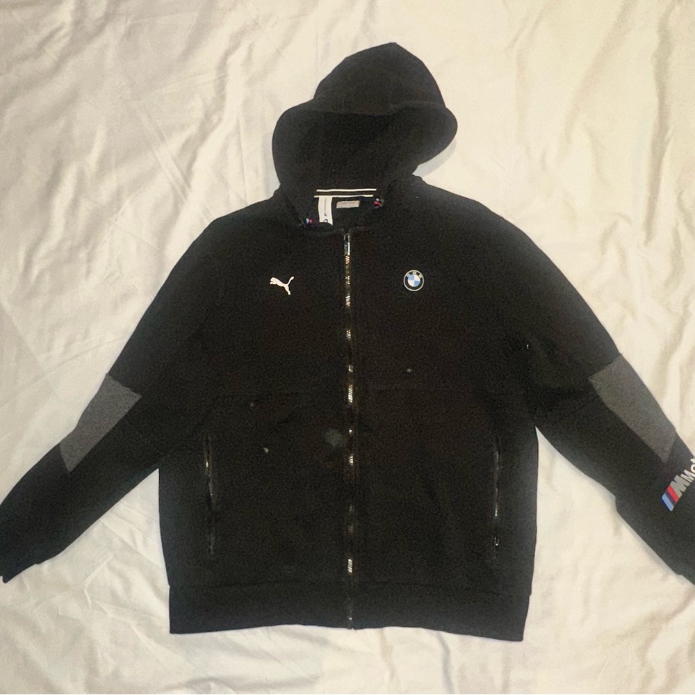 Puma Black Performance Jacket With Bmw Emblem - image 1